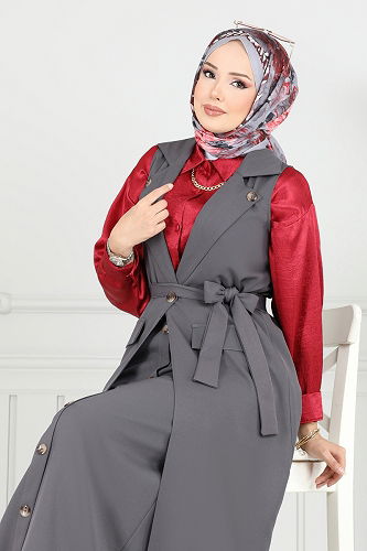 moda selvim Combined 23022UKB139 Anthracite - Thumbnail