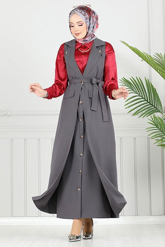 moda selvim Combined 23022UKB139 Anthracite - Thumbnail