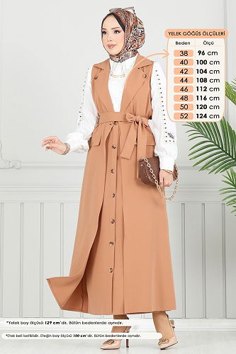 moda selvim Combined 23022UKB139 Biscuit - Thumbnail