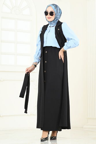 moda selvim Combined 23022UKB139 Black - Thumbnail