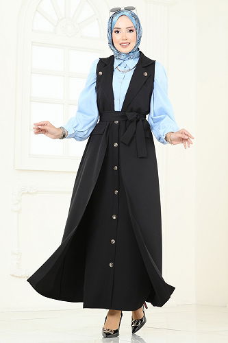 moda selvim Combined 23022UKB139 Black - Thumbnail