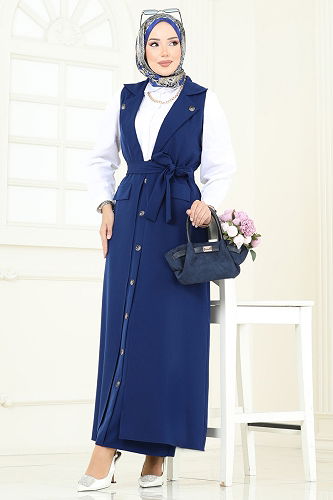 moda selvim Combined 23022UKB139 Navy Blue - Thumbnail