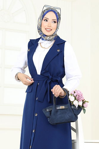 moda selvim Combined 23022UKB139 Navy Blue - Thumbnail