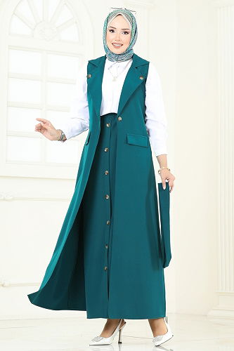 moda selvim Combined 23022UKB139 Petroleum - Thumbnail