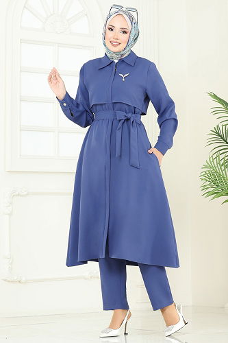 moda selvim Combined 23023UKB139 Dark Indigo - Thumbnail