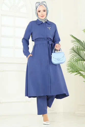 U.K.B. - طقم أزرق غامق 23023UKB139