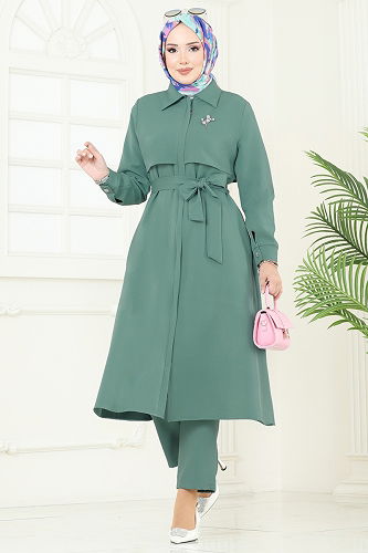 moda selvim Combined 23023UKB139 Dark Mint - Thumbnail