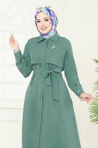 moda selvim Combined 23023UKB139 Dark Mint - Thumbnail