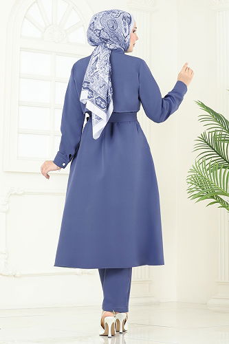 moda selvim Combined 23023UKB139 Indigo - Thumbnail