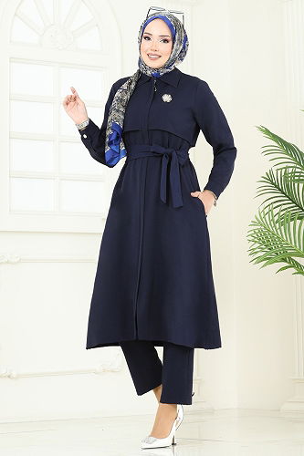moda selvim Combined 23023UKB139 Navy Blue - Thumbnail