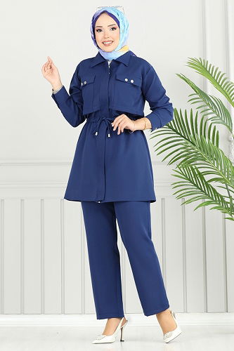 moda selvim Combined 23025UKB139 Navy Blue - Thumbnail