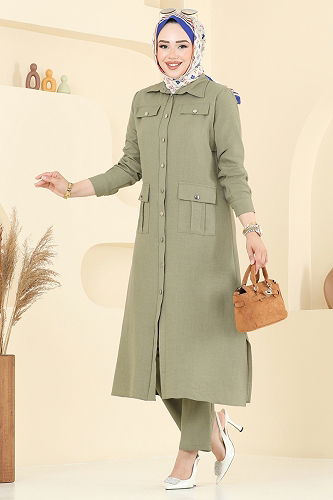 moda selvim Combined 23026UKB139 Almond Green - Thumbnail