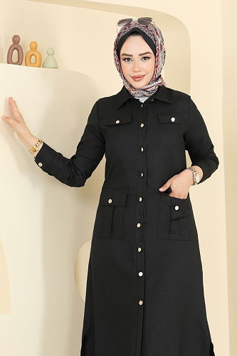 moda selvim Combined 23026UKB139 Black - Thumbnail