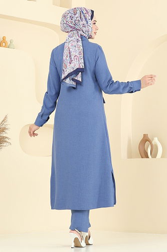 moda selvim Combined 23026UKB139 Light Indigo - Thumbnail