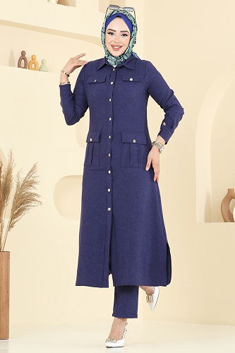 moda selvim Combined 23026UKB139 Navy Blue - Thumbnail