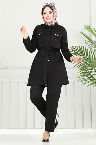 moda selvim Combined 23101UKB929-M Black - Thumbnail