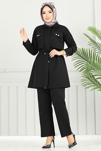 moda selvim Combined 23101UKB929-M Black - Thumbnail