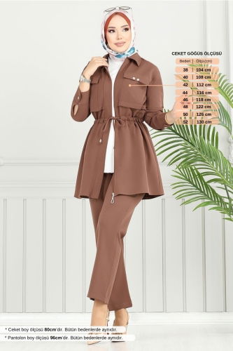 MRV U.K.B. - طقم بيج غامق 23101UKB929-M