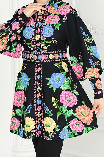 moda selvim Combined 23123JNF844 Black - Thumbnail