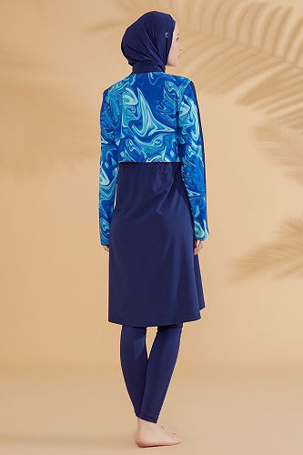 moda selvim كحلي 2319MRNK1139 - Thumbnail