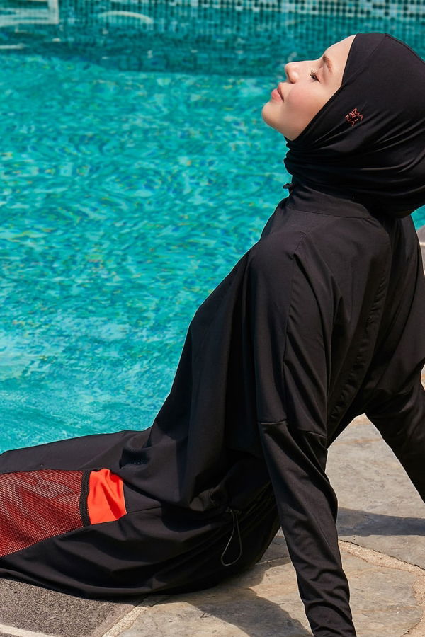 Modaselvim FULLY COVERED SWIMWEAR 2323MRNK1139 Black