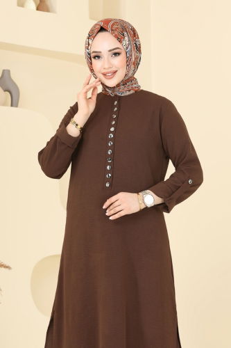 moda selvim طقم بني 2328MP806 - Thumbnail