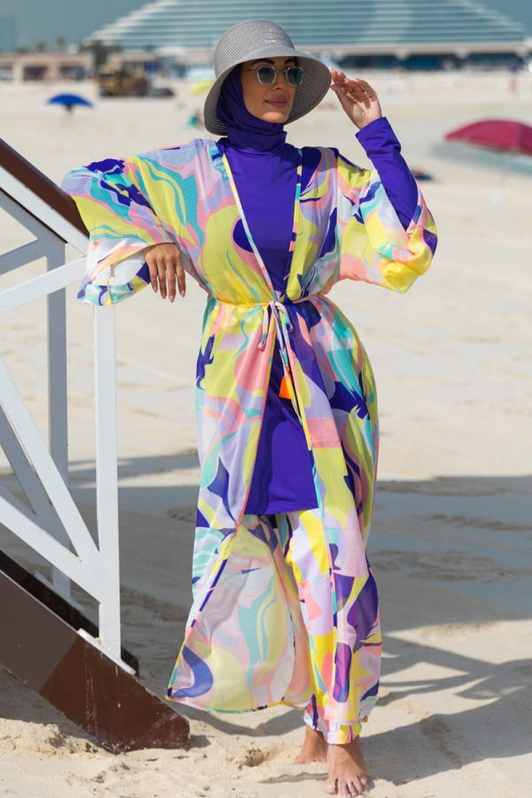 Modaselvim FULLY COVERED SWIMWEAR 2332MRNK1139 Purple