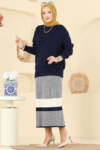 moda selvim Combined 2360KLB1050 Navy Blue - Thumbnail