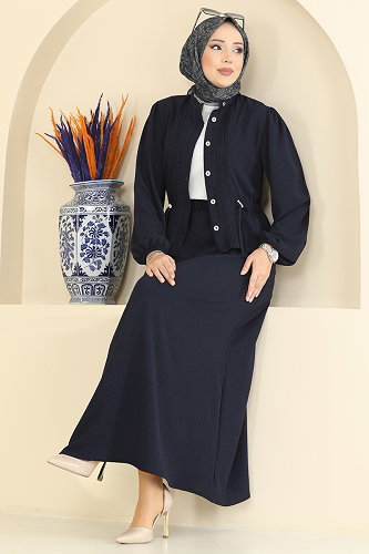 moda selvim Combined 239ASN888 Dark Navy Blue - Thumbnail