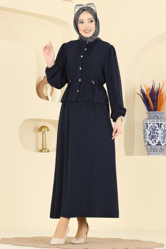 A.S.N. - Combined 239ASN888 Dark Navy Blue