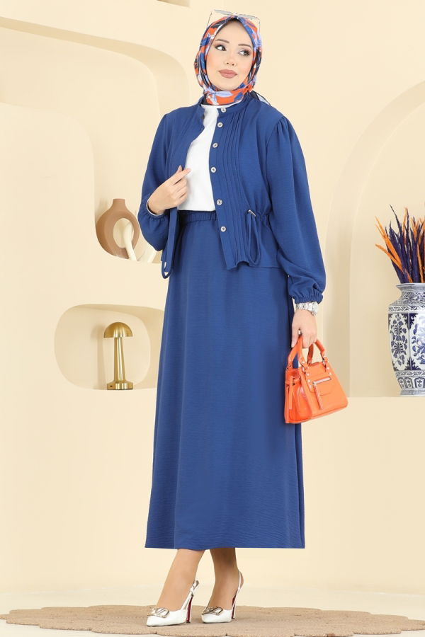 Modaselvim Hijab Combinations Combined 239ASN888 Indigo