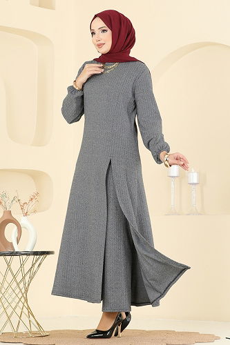 moda selvim طقم سكري 24003UKBK1160 - Thumbnail