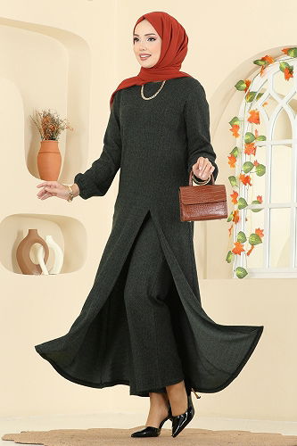 moda selvim Combined 24003UKBK1160 Khaki - Thumbnail