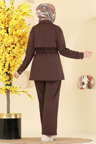 moda selvim Combined 24005UKB139 Brown - Thumbnail