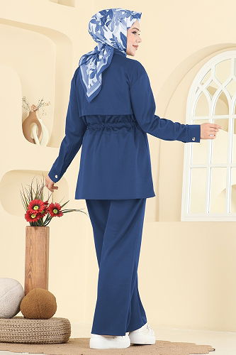 moda selvim Combined 24005UKB139 Indigo - Thumbnail