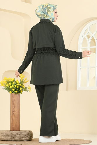 moda selvim Combined 24005UKB139 Khaki - Thumbnail