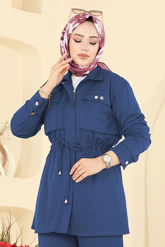 moda selvim Combined 24005UKB139 Light Indigo - Thumbnail