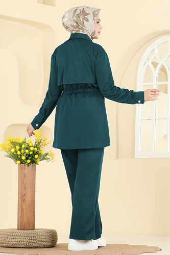 moda selvim طقم بترولي 24005UKB139 - Thumbnail