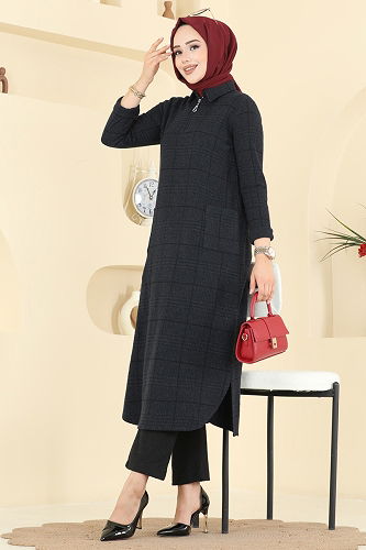 moda selvim طقم أسود 24010UKB139 - Thumbnail