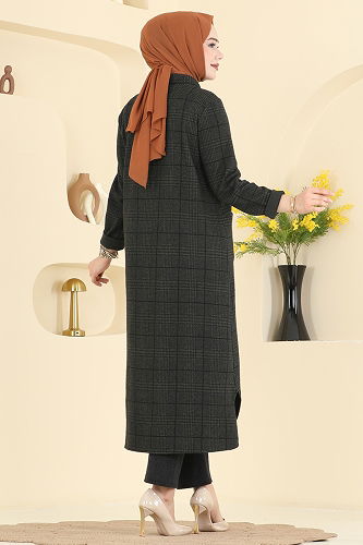 moda selvim Combined 24010UKB139 Dark Khaki - Thumbnail