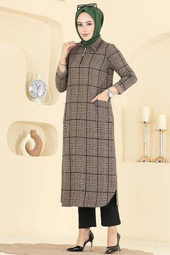 moda selvim طقم بيج 24010UKB139 - Thumbnail