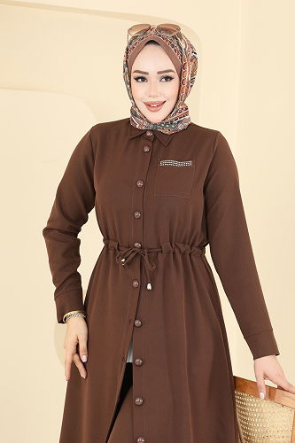 moda selvim Combined 24015UKB139 Brown - Thumbnail