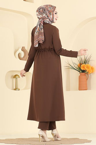 moda selvim Combined 24015UKB139 Brown - Thumbnail