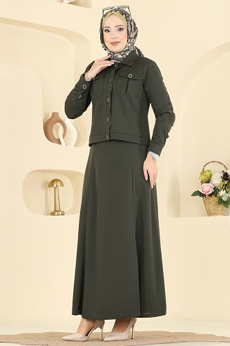 moda selvim Combined 24017UKB139 Khaki - Thumbnail