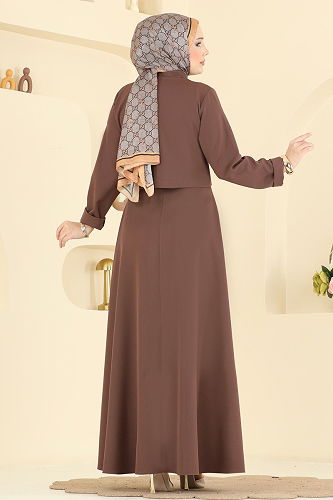 moda selvim Combined 24019UKB139 Brown - Thumbnail