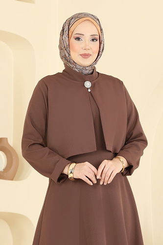 moda selvim Combined 24019UKB139 Brown - Thumbnail