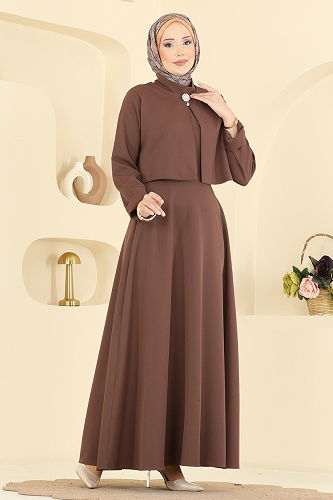 moda selvim Combined 24019UKB139 Brown - Thumbnail