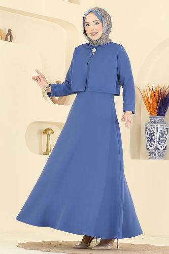 moda selvim Combined 24019UKB139 Indigo - Thumbnail