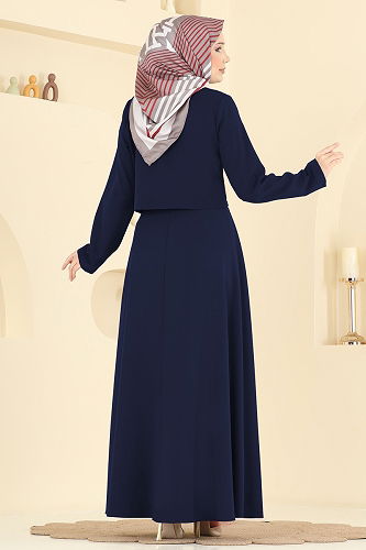 moda selvim Combined 24019UKB139 Navy Blue - Thumbnail