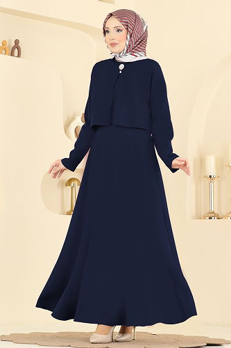 moda selvim Combined 24019UKB139 Navy Blue - Thumbnail